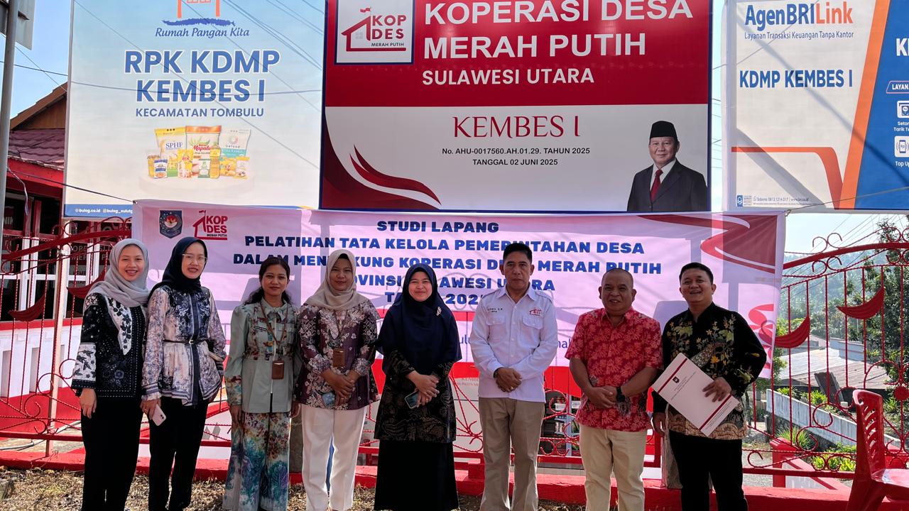 Pelatihan Tata Kelola Pemerintahan Desa Mendukung Koperasi Desa Merah Putih di Provinsi Sulawesi Utara